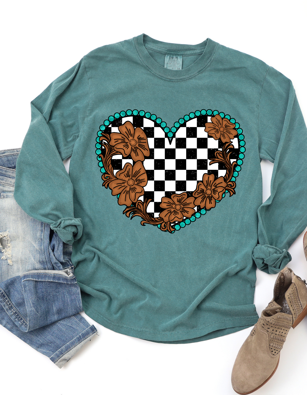 Heart Long Sleeve Tee