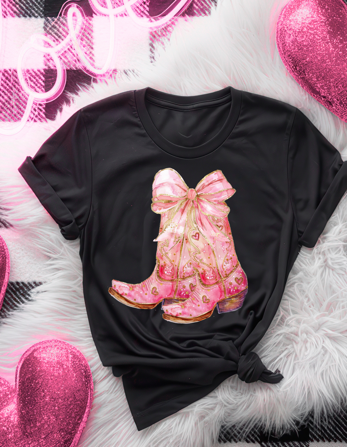 Pink Boots T-Shirt