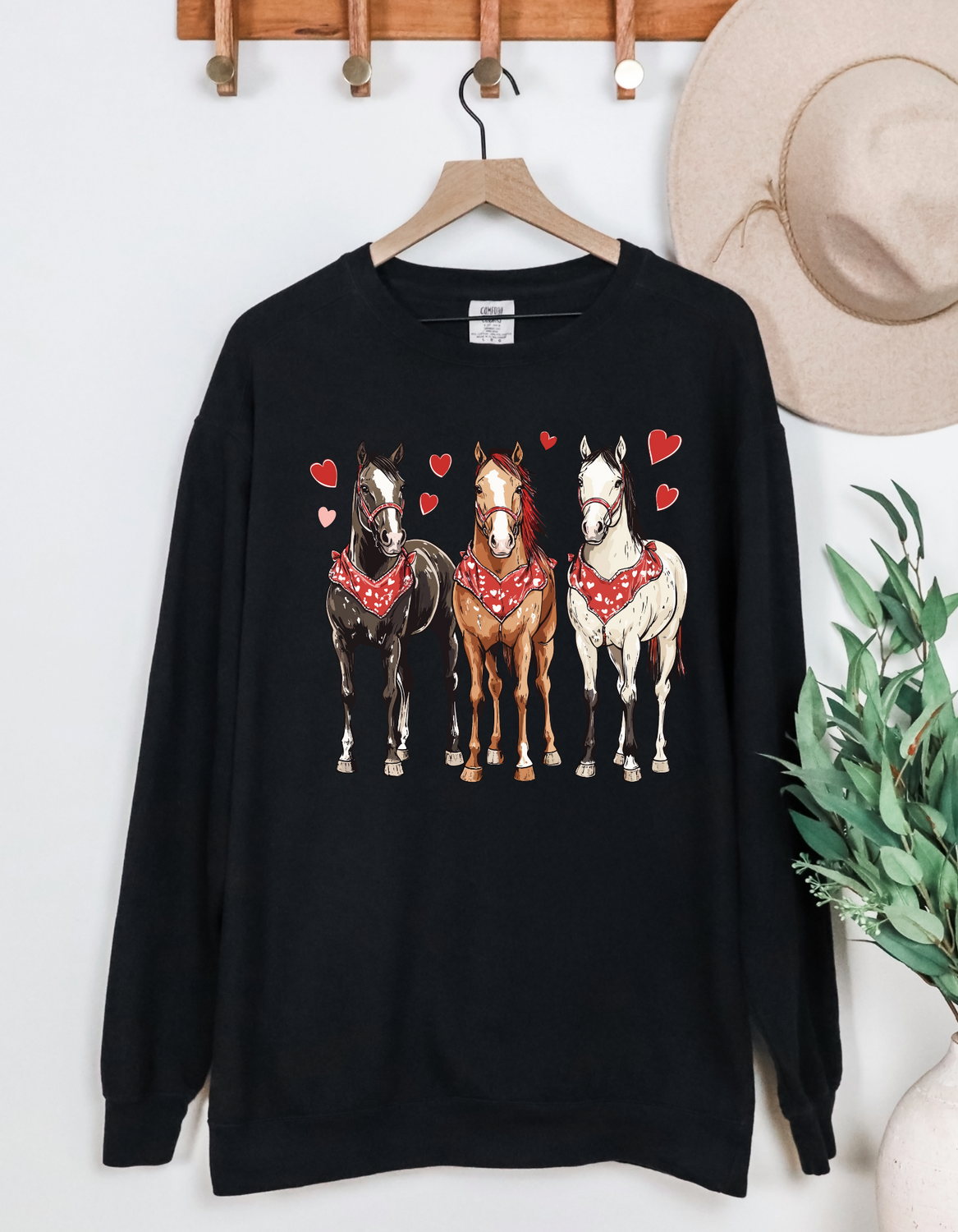 Valentine Horses Long Sleeve Tee