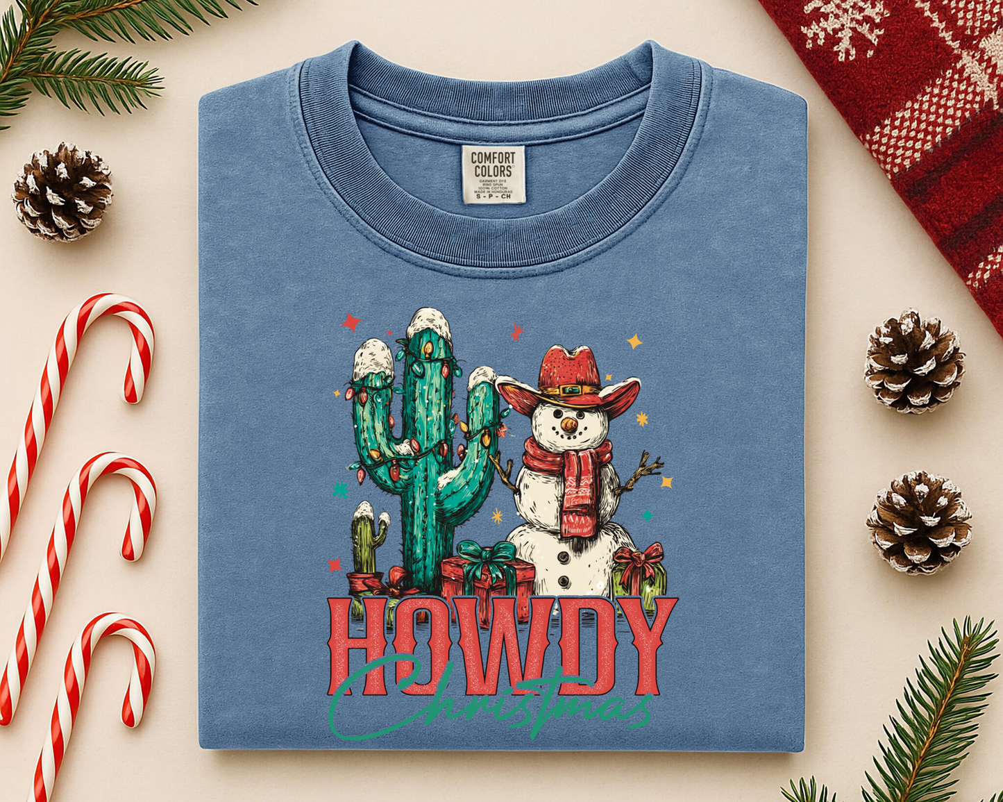 Howdy Christmas Snowman