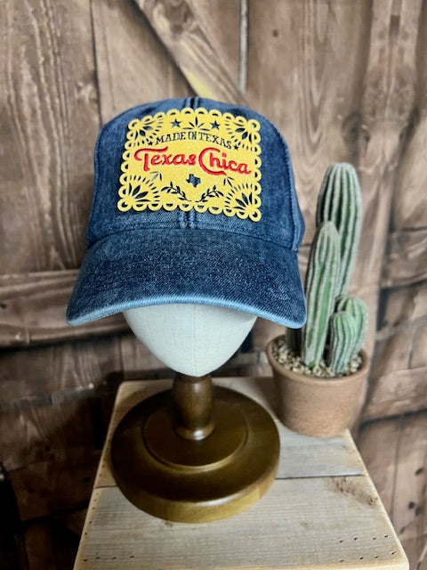 Texas Chica Denim Cap