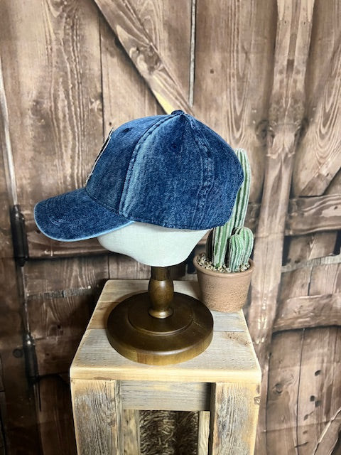 Texas Chica Denim Cap
