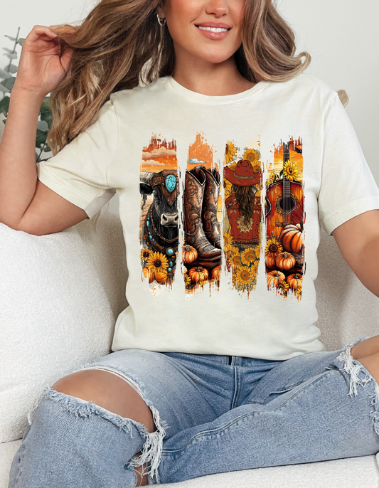 Fall Cowgirl Tee