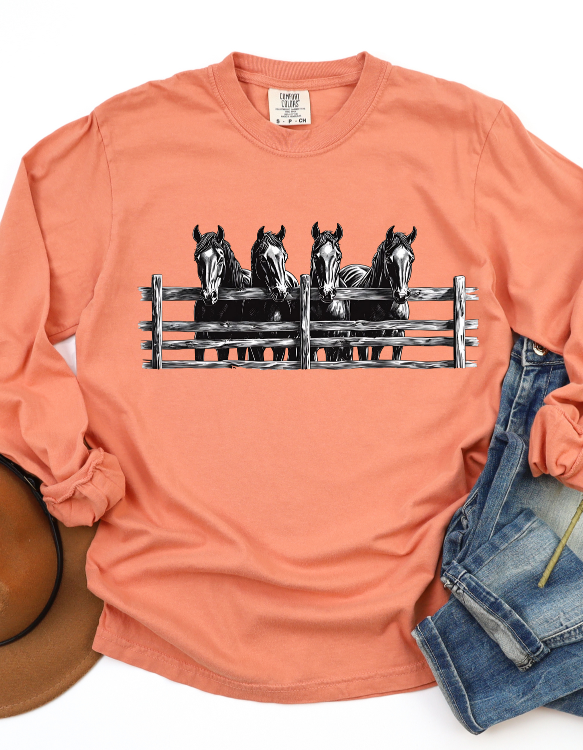 Ranch Horses-Long Sleeve Tee