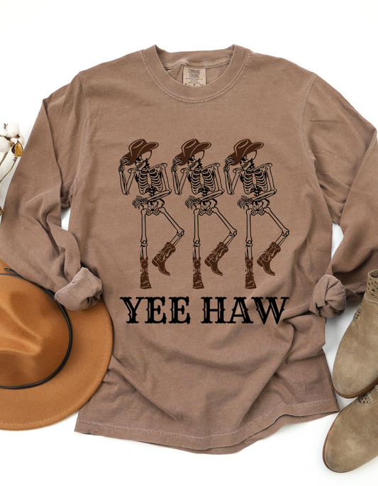 Yee Haw Dancing Skeletons Tee