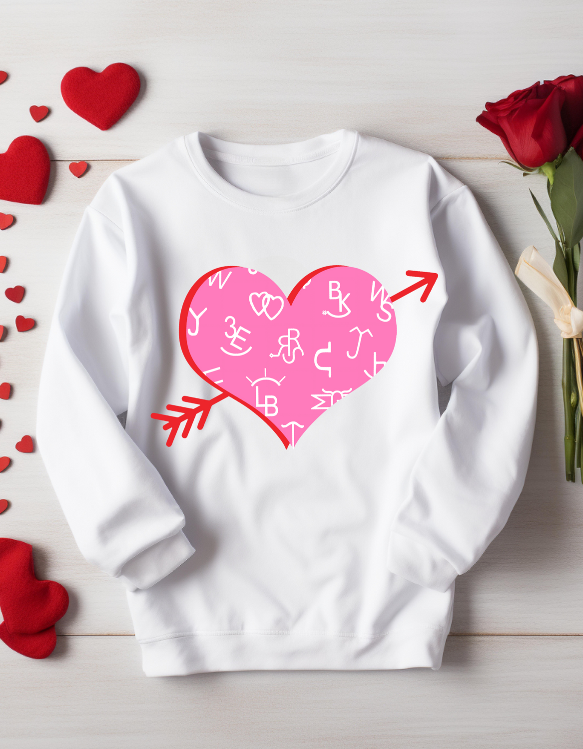 Branded Heart Sweatshirt