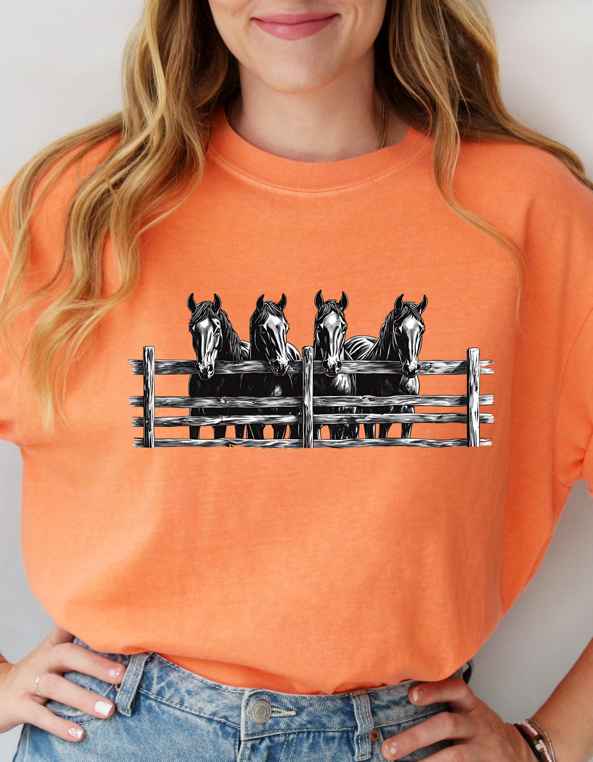 Ranch Horses-Short Sleeve Tee