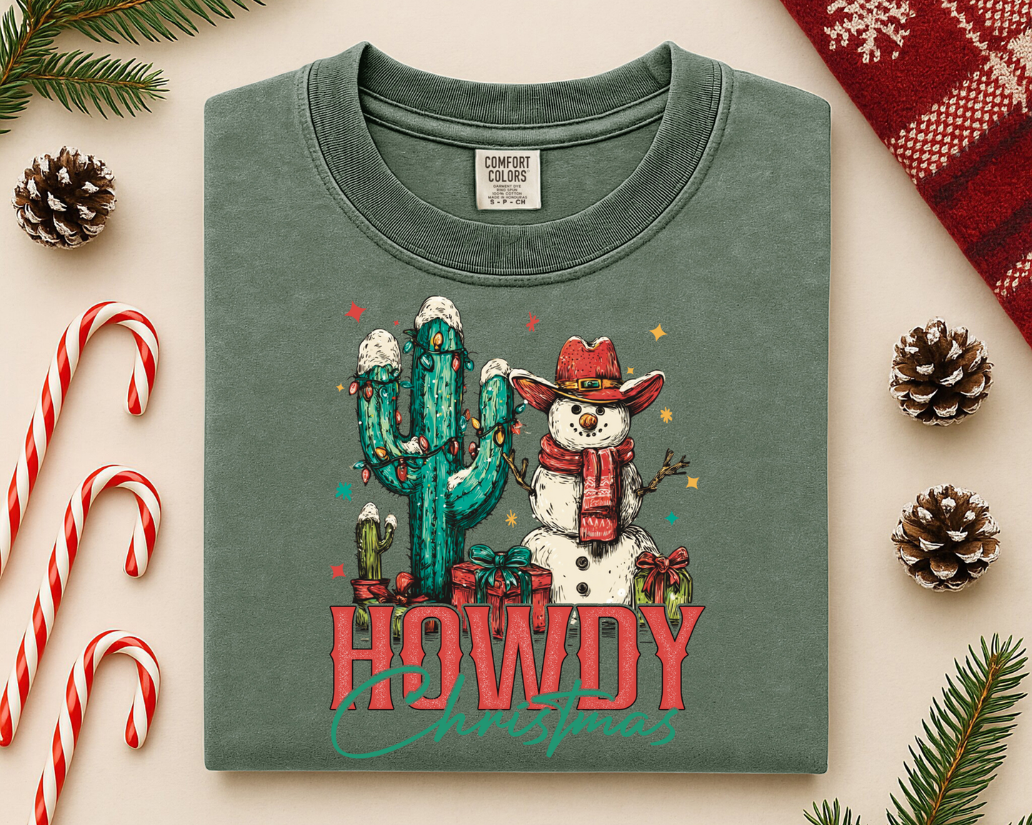Howdy Christmas Snowman