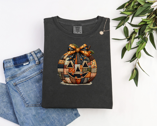 Patchwork Pumpkin Tee