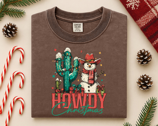 Howdy Christmas Snowman
