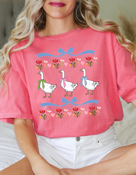 Vintage Blue Ribbon Goose T-shirt