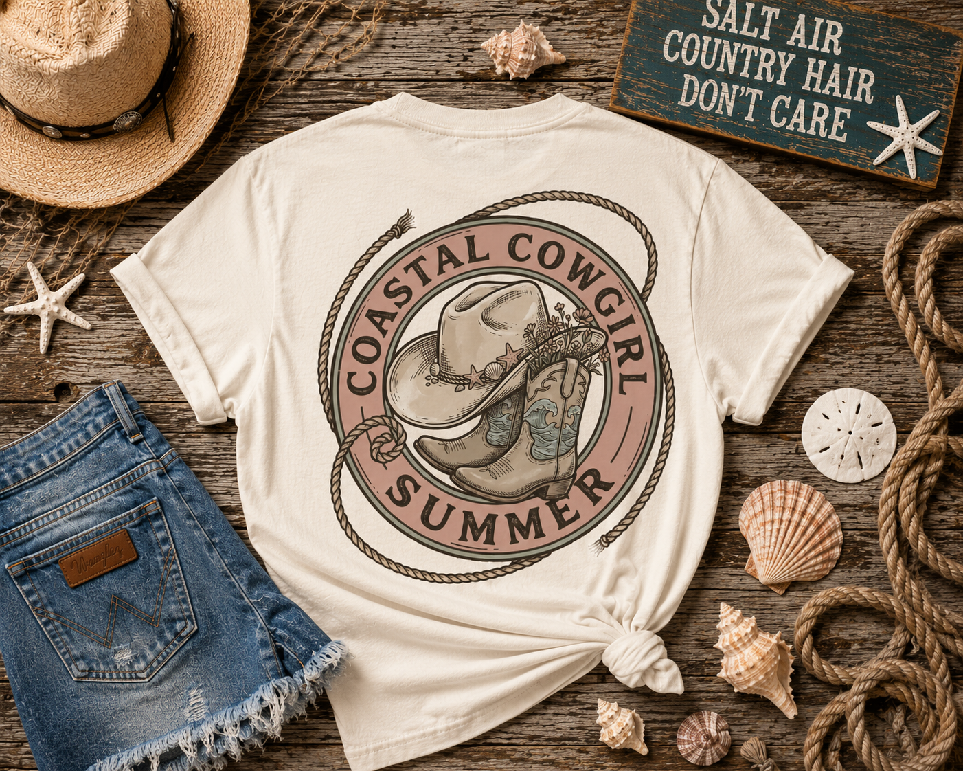 Coastal Cowgirl Summer Tee