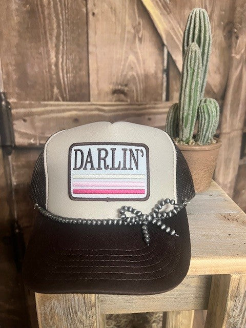 Darlin' Cap with Pearl Bow Chain