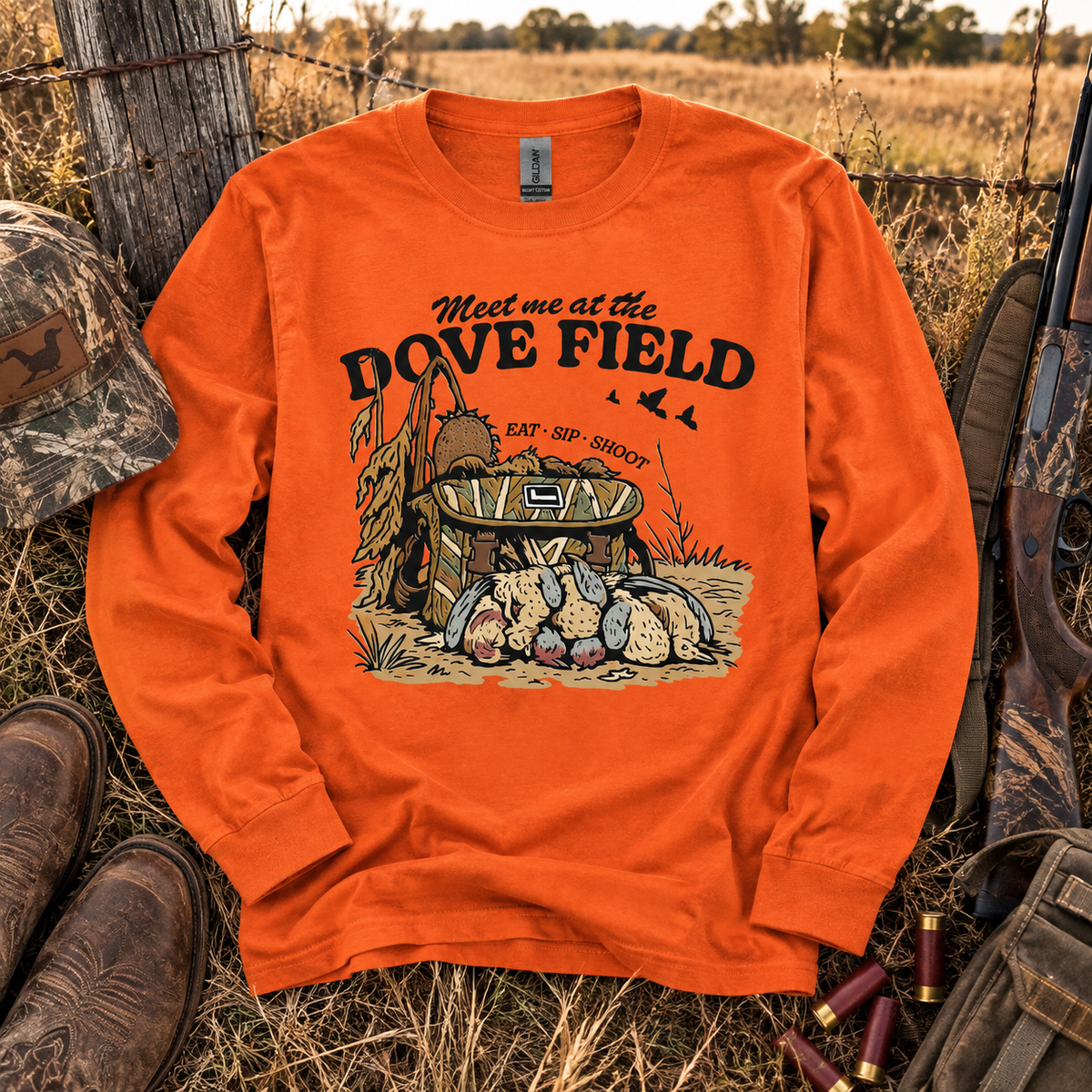 Meet Me at the Dove Field Graphic Tee