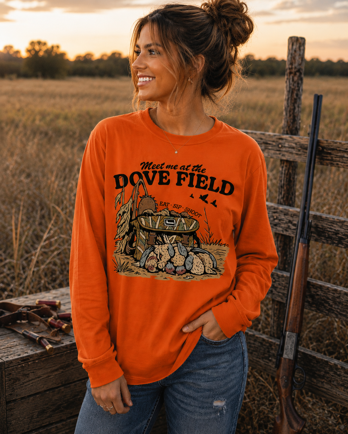 Meet Me at the Dove Field Graphic Tee
