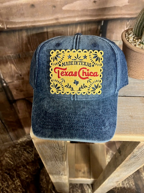 Texas Chica Denim Cap