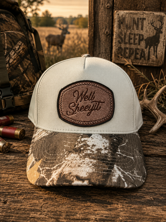 Well Sheeyit Hunting Trucker Cap
